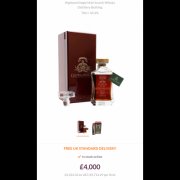 Glenglassaugh whiskey 1973! 