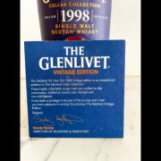 The Glenlivet 1998 Vintage 24 year old Cellar Collection bottle 109 of 162