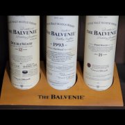 9 flessen whisky THE BALVENIE