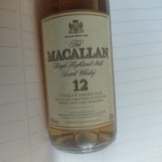 Vintage Macallan Single Highland Malt Scotch Whisky 12 yr. old in mini flesjes van 5 cl. 